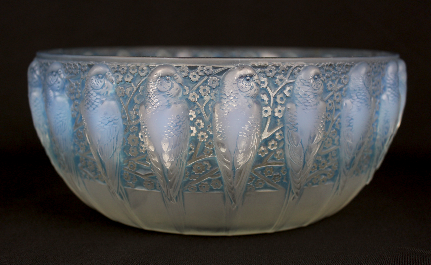 René Lalique Perruches Bowl