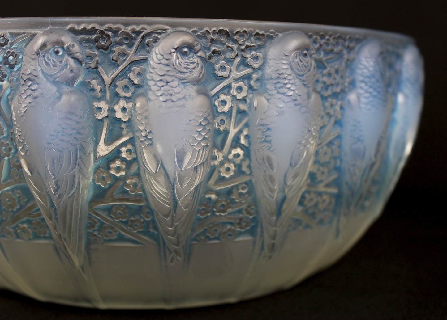 René Lalique Perruches Bowl
