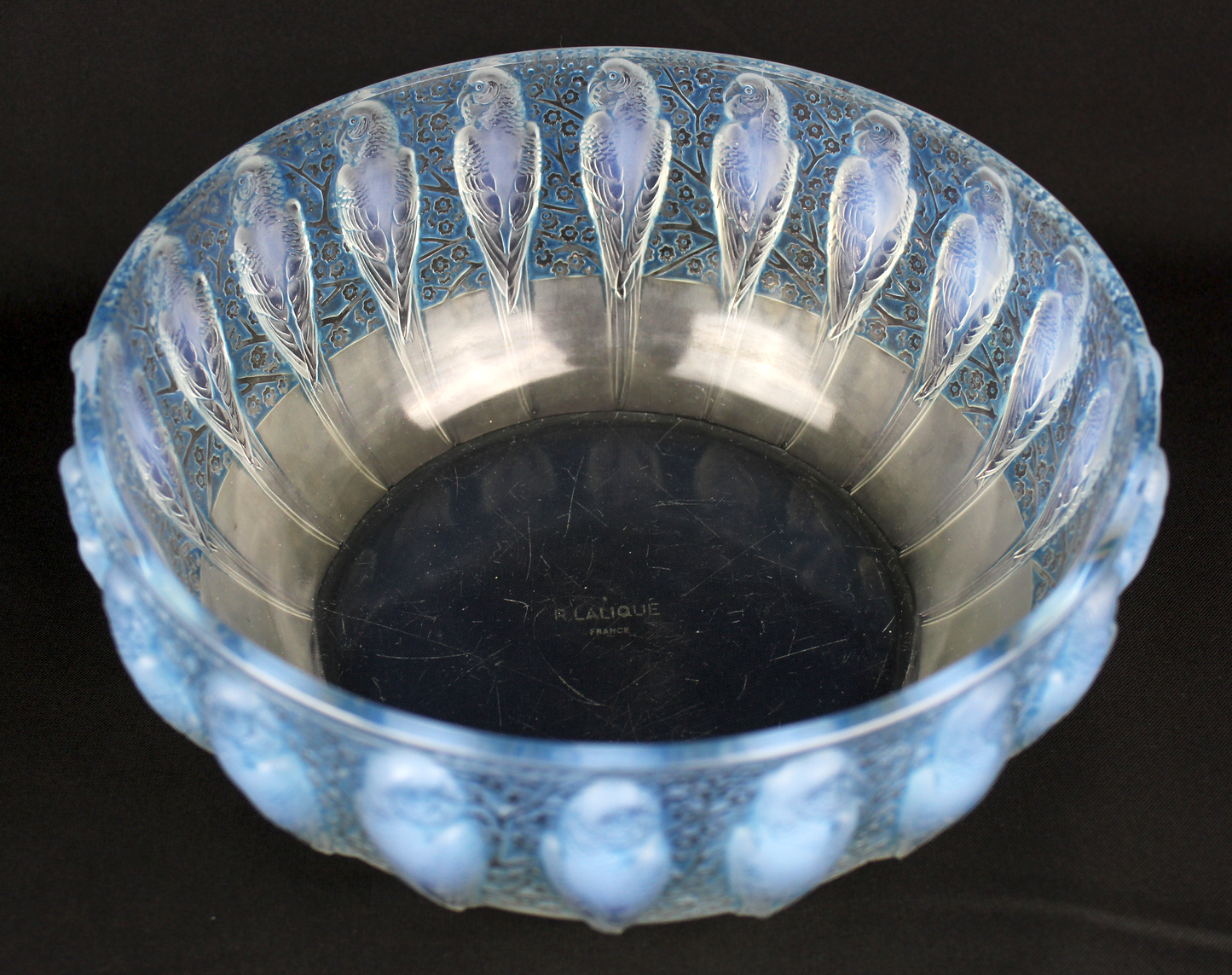 René Lalique Perruches Bowl