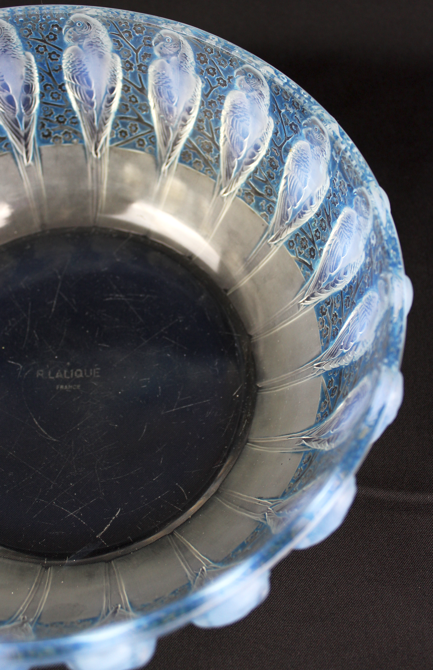 René Lalique Perruches Bowl