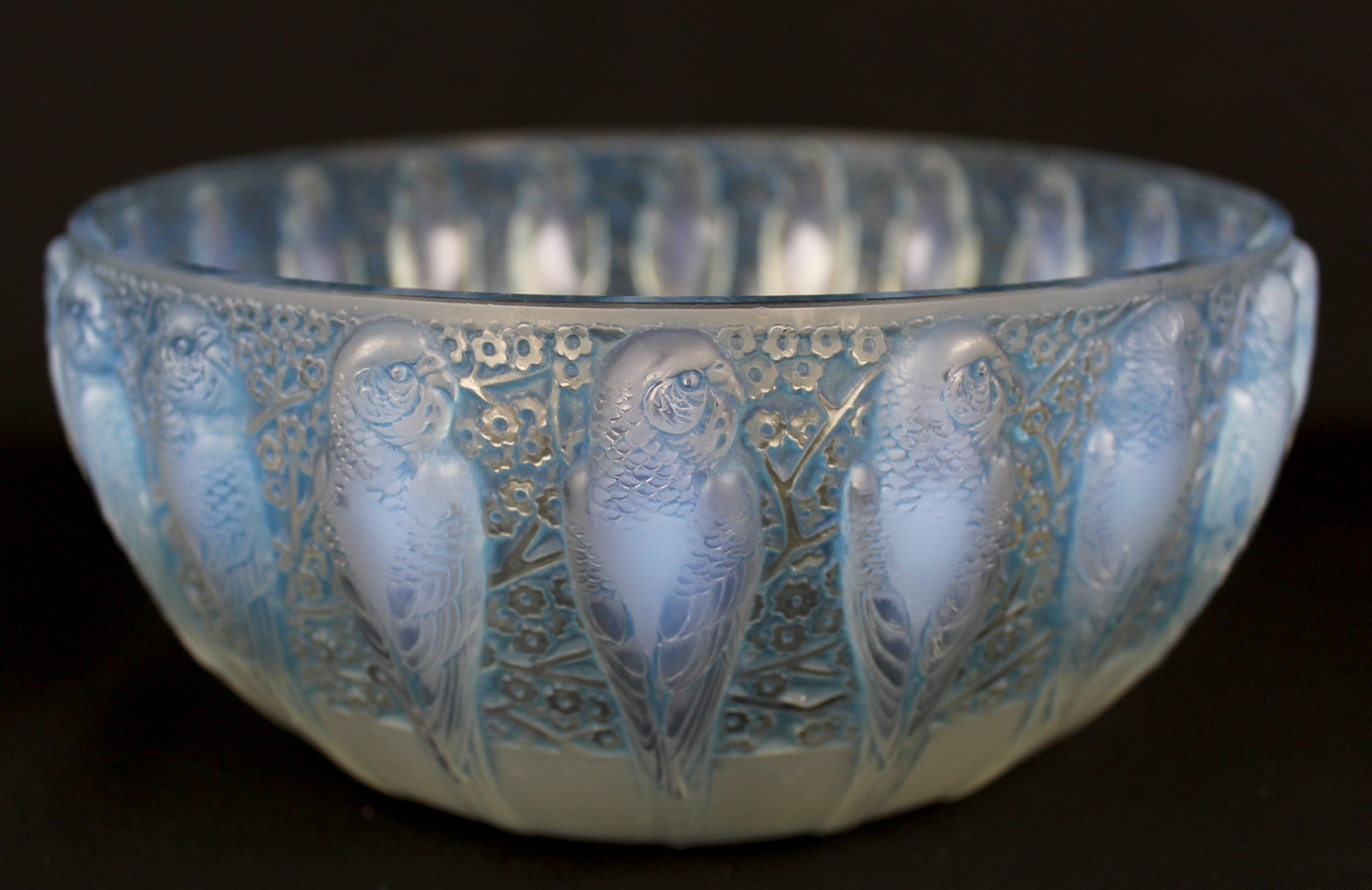 René Lalique Perruches Bowl