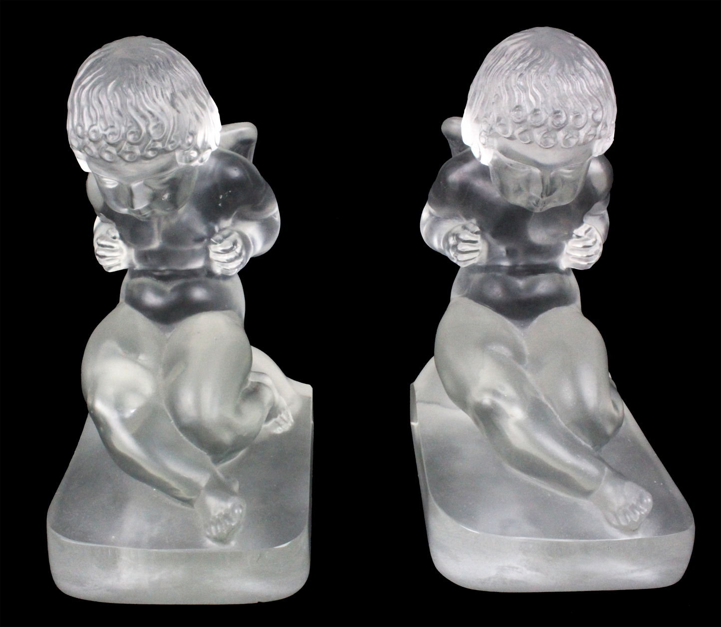 René Lalique ‘Amour’ Bookends