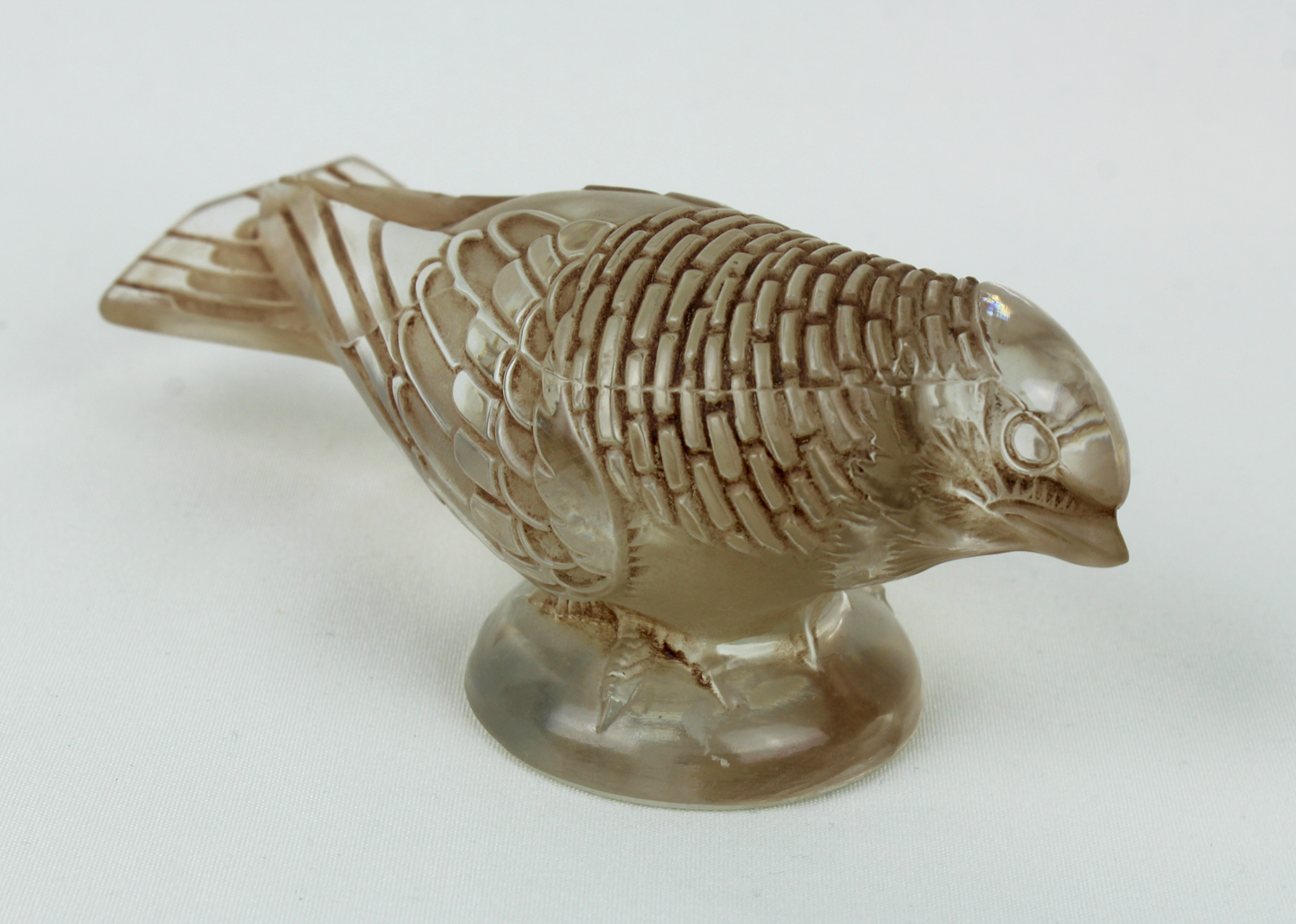 René Lalique ‘Chardonneret’ Timide Paperweight