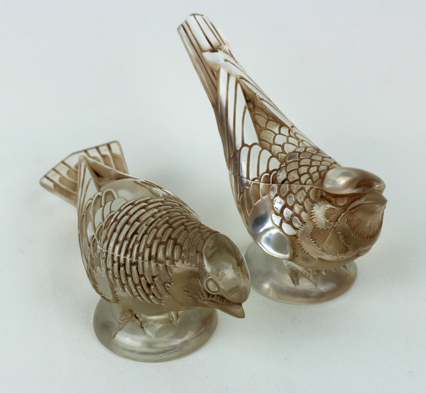 René Lalique ‘Chardonneret’ Timide Paperweight