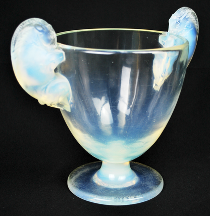 René Lalique Beliers Opalescent Glass Vase
