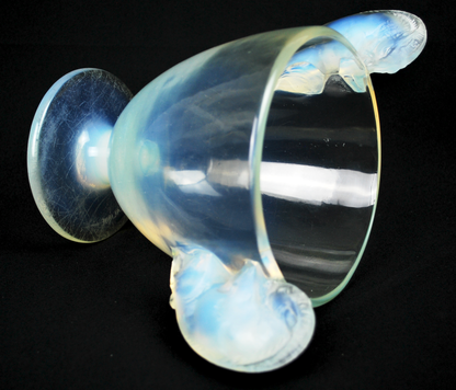René Lalique Beliers Opalescent Glass Vase
