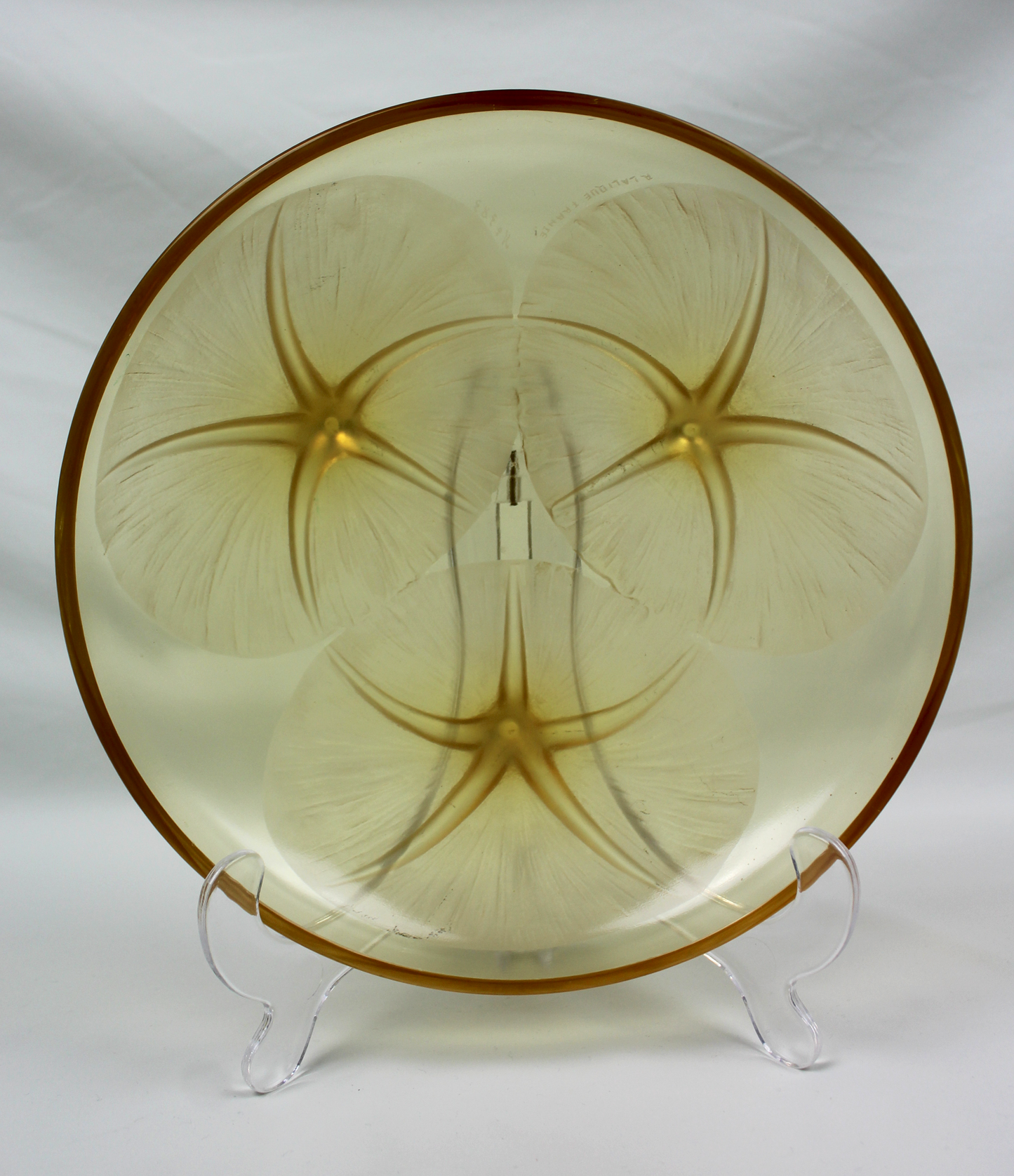 René Lalique Amber Volubilis Bowl