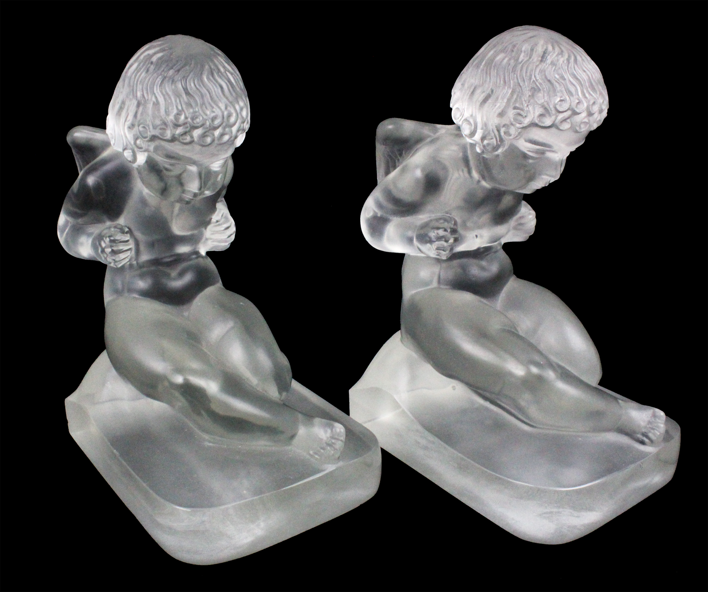 René Lalique ‘Amour’ Bookends