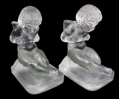René Lalique ‘Amour’ Bookends
