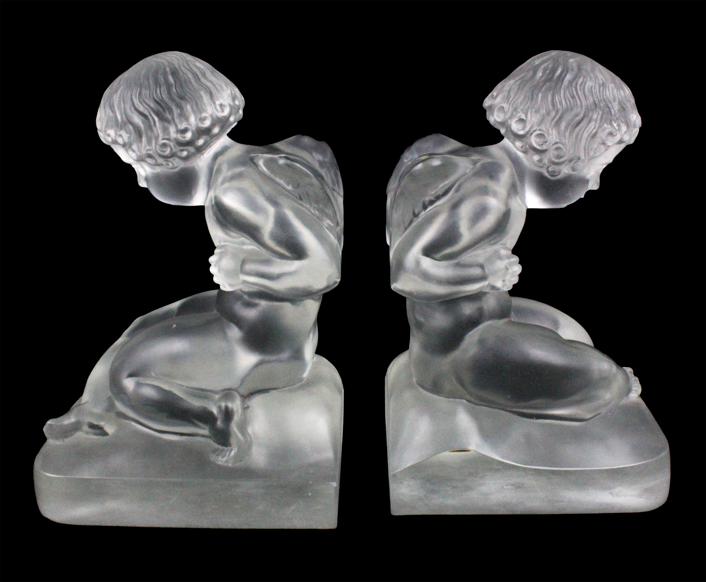 René Lalique ‘Amour’ Bookends