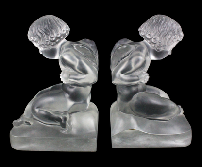 René Lalique ‘Amour’ Bookends