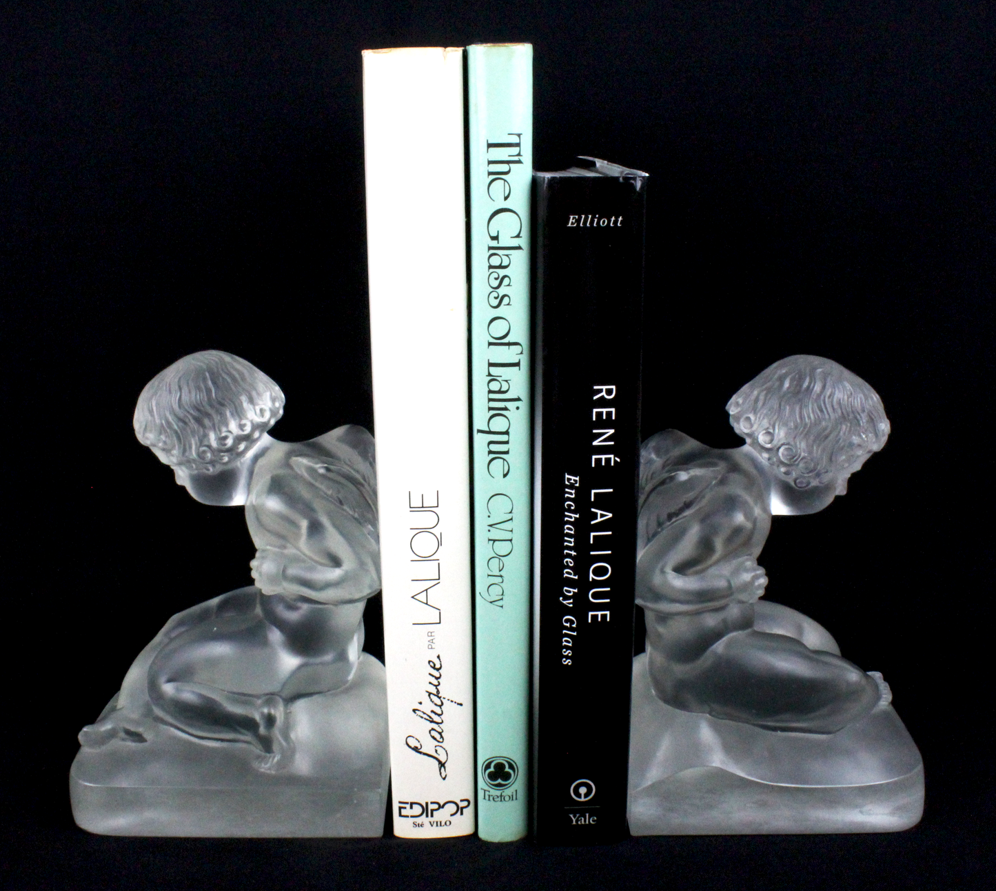 René Lalique ‘Amour’ Bookends