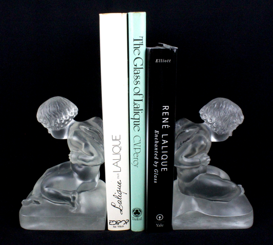 René Lalique ‘Amour’ Bookends