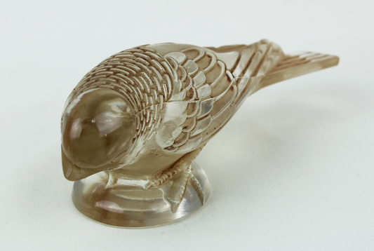 René Lalique ‘Chardonneret’ Timide Paperweight